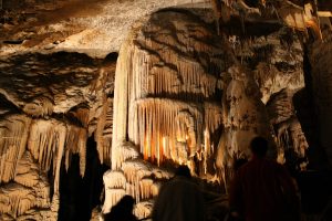 A huge stalacite in Postojna