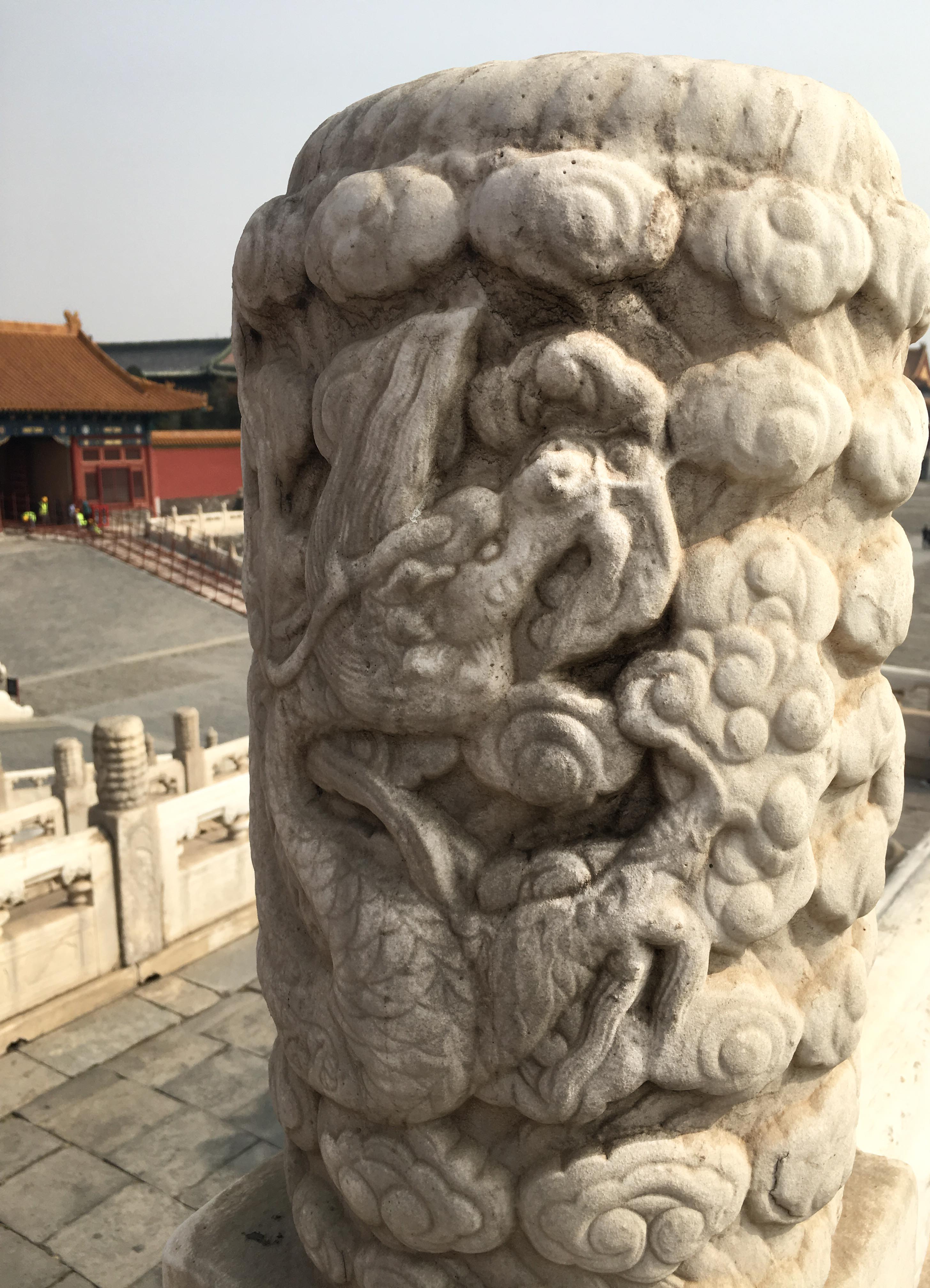 Dragon sculpture Forbidden City
