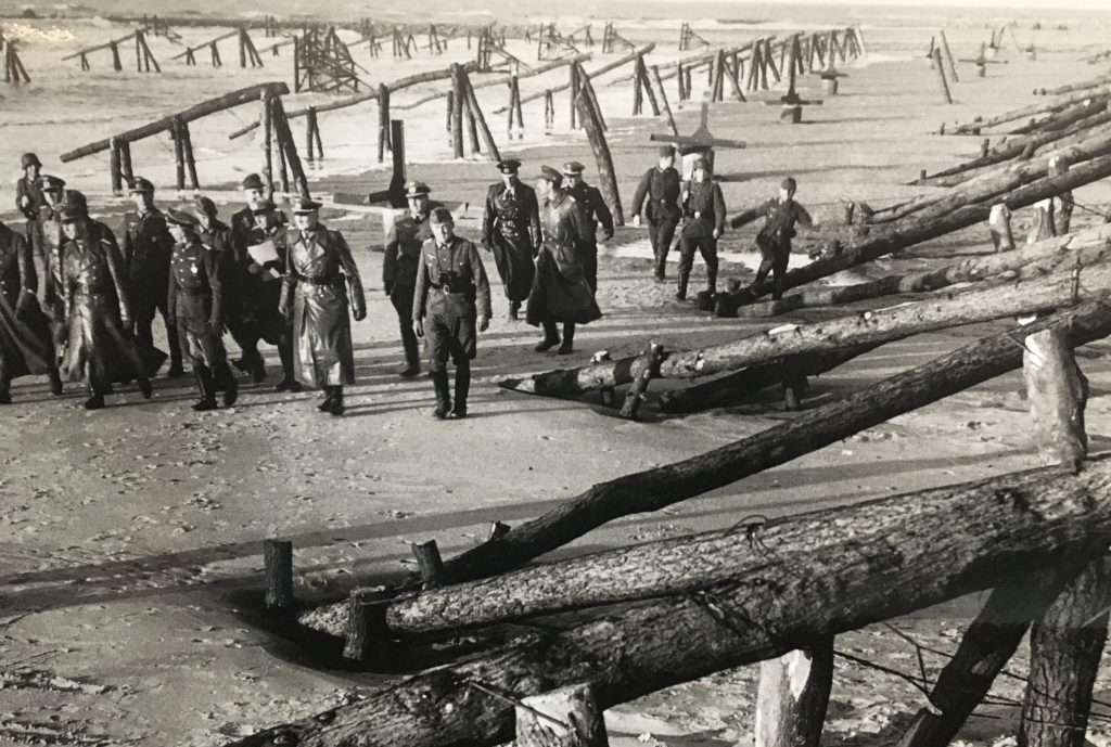 Omaha beach defences