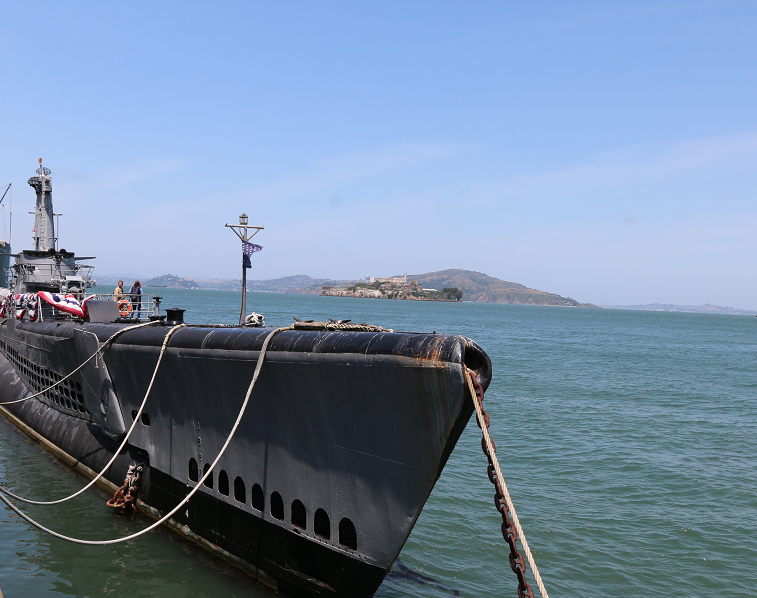 USS Pampanito, a World War II submarine at Fisherman's Wharf