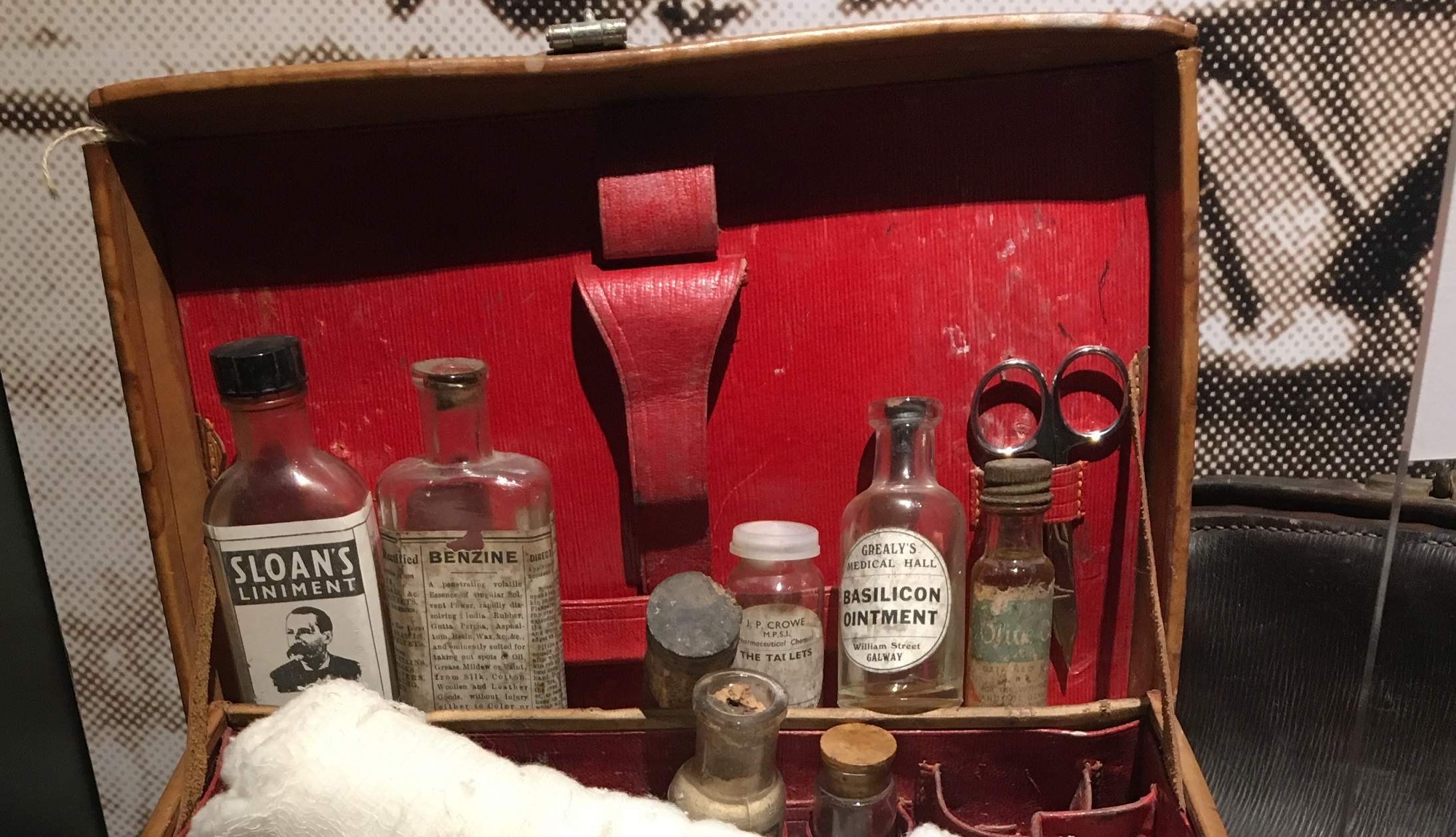 Inside an Irish rebel medical kit from 1916