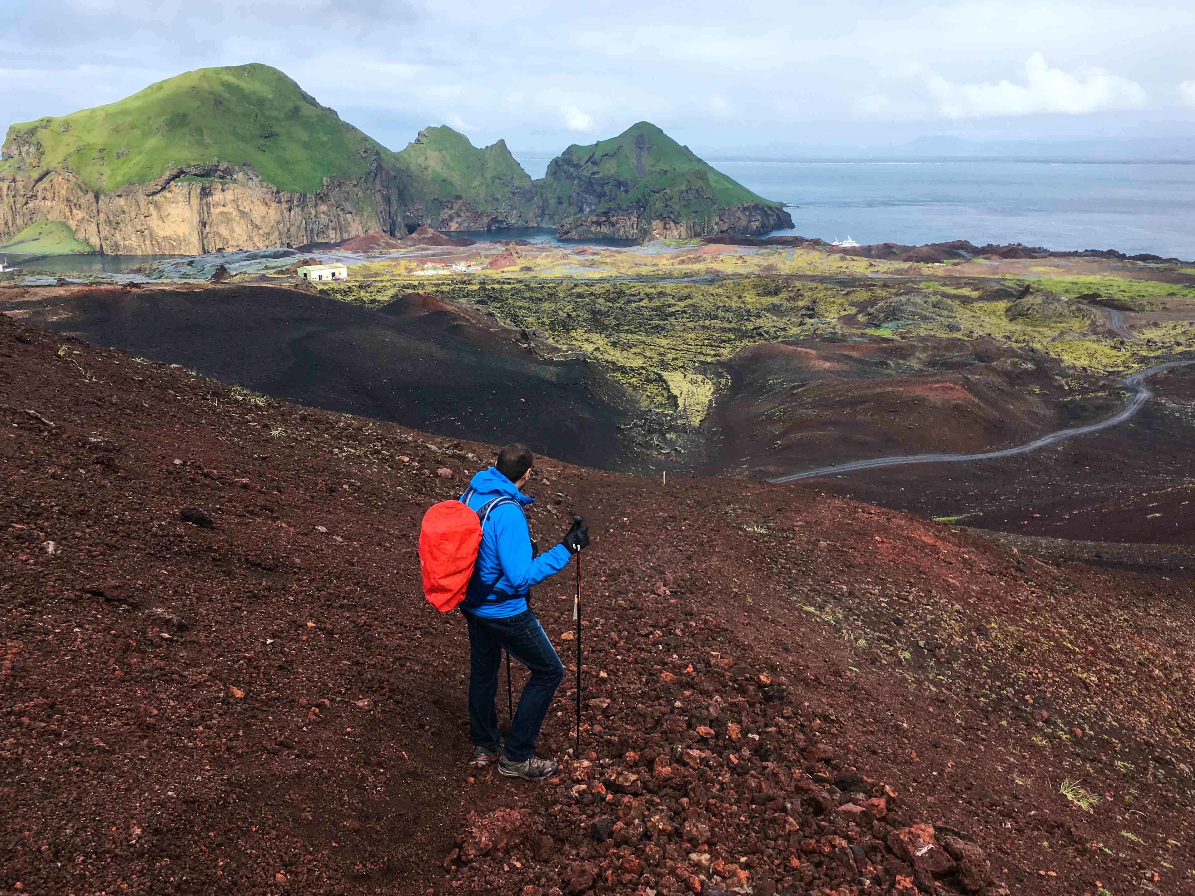 New land from Eldfell's eruption in Heimaey