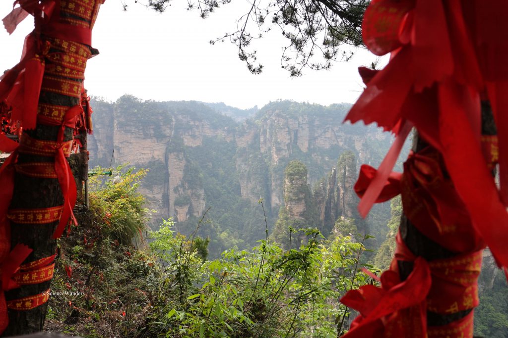 Zhangjiajie red ribbons