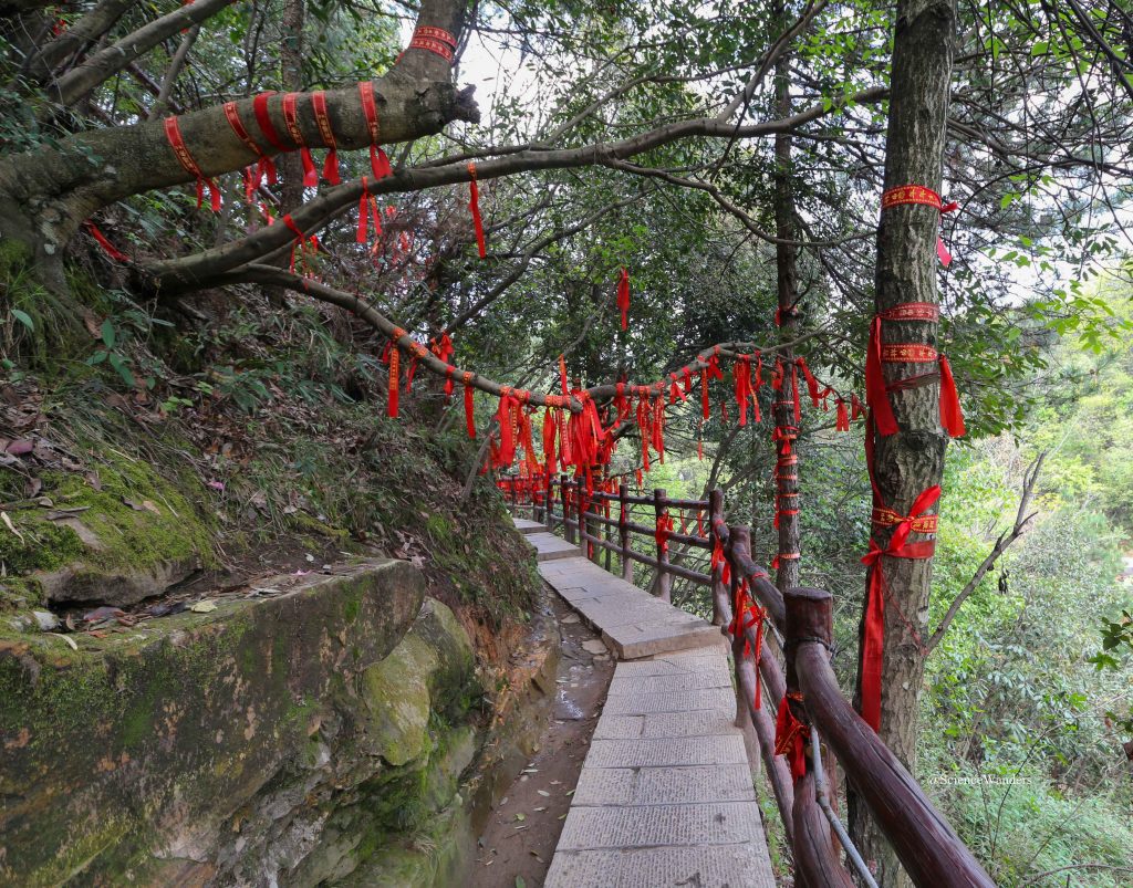 Zhangjiajie red ribbons