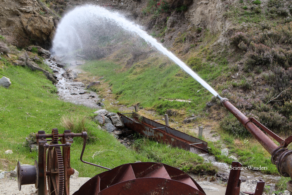 Water pump used during New Zealand's gold rush